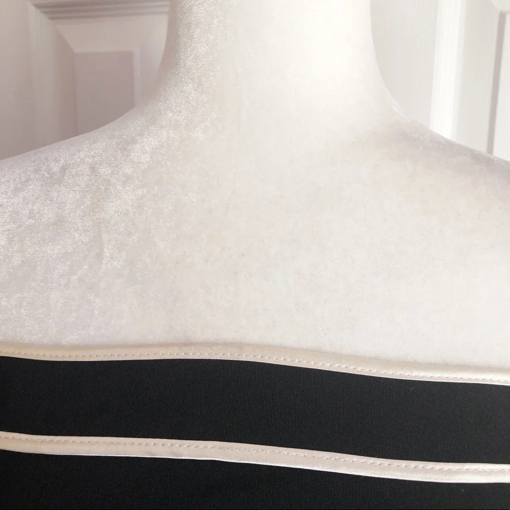 Vintage Ruby Rox Juniors' Black & Ivory Strapless Dress